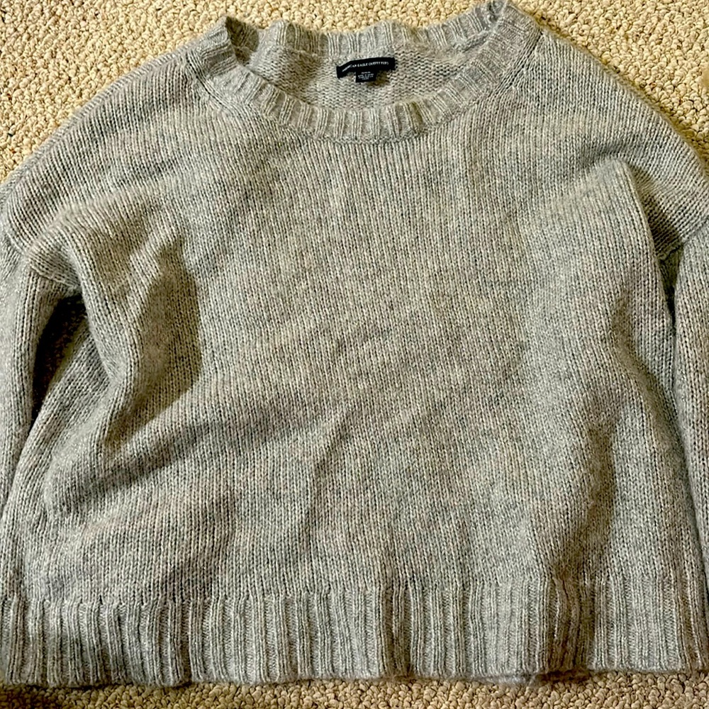 American Eagle oversized grey sweater. Women’s medium.